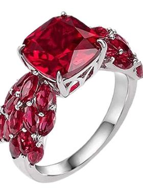 vintage中古重工豪镶嵌戒指