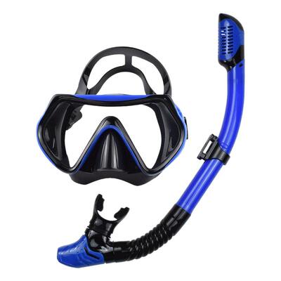 硅胶潜水镜浮潜三宝全干式呼吸管