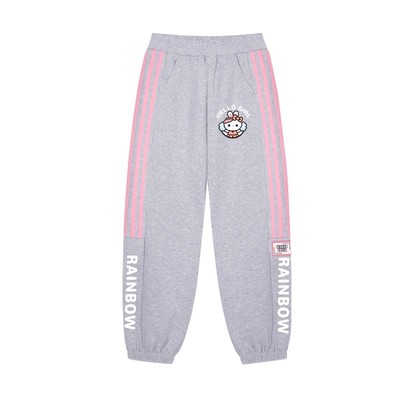 女童加绒运动裤冬季女大童裤子