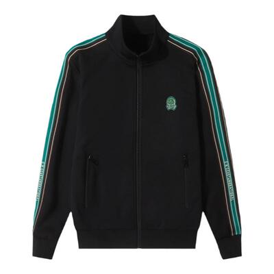 CNC提花休闲立领夹克开衫