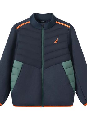 NAUTICA儿童轻薄羽绒服95%鹅绒服