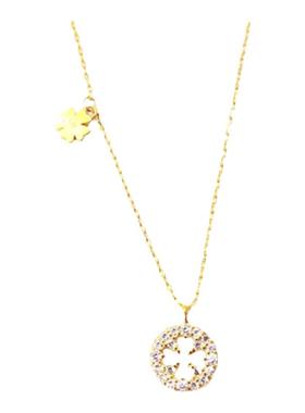 韩国LOYO-14K金四叶草项链