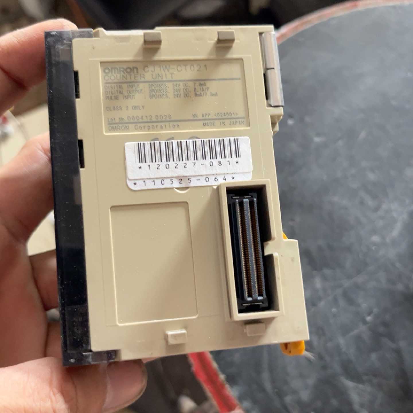 议价拆机欧姆龙计数器模块CJ1W-CT021拆机货图片实物拍摄,
