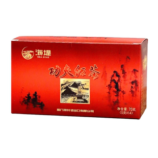 中茶海堤袋装下午茶功夫红茶XBT312便宜耐泡口粮茶浓香型二级70g