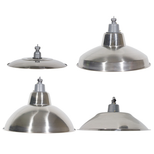 户外防雨吊灯E27螺口灯头不锈钢灯罩庭院灯厂房工矿灯罩防水灯罩