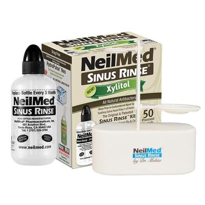 洗鼻器木糖醇海盐50包配支架