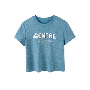 晶咕白标DADATATA水洗扎染美式短袖T恤女大码上衣