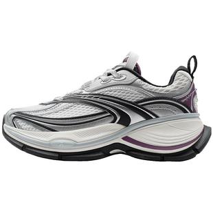 特步巴斯克2代休闲鞋女暴走神鞋春季新款老爹鞋增高舒适运动鞋男