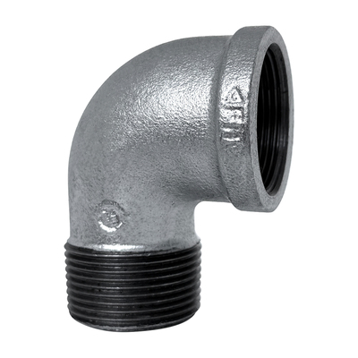 内外丝弯头90°热镀锌防锈45厚体