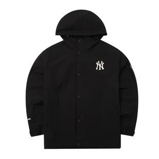 【自营】MLB外套男装女装新款休闲上衣宽松运动服黑色连帽夹克潮