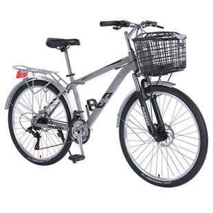 凤凰自行车成人男款全轴承通勤女公路轻便载人城市青少年上班单车