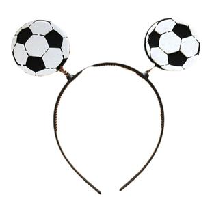 在逃公主运动会头饰篮球发箍羽毛球应援创意头箍排球足球搞怪发卡