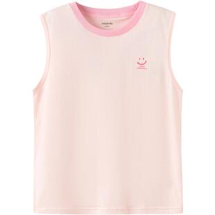 巴拉巴拉儿童背心男童女童打底衫夏装新款童装大童宝宝无袖上衣t