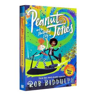 预售 英文原版 花生琼斯和插图城 第一部 Peanut Jones and the Illustrated City 1/ Rob Biddulph/ Macmillan 平装