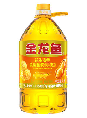 金龙鱼食用油4L*4桶整箱包装