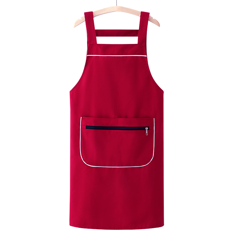 纯棉围裙厨房家用餐饮专用2025新款网红饭单做饭女工作服男士定制