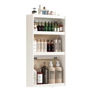 卫生间墙上置物架壁挂式免打孔多层防水转角架简约浴室架子收纳架