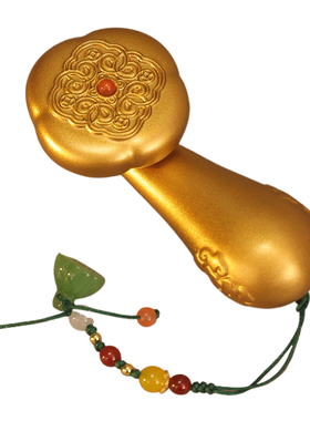 宽和如意转转手把件纯铜车载挂件