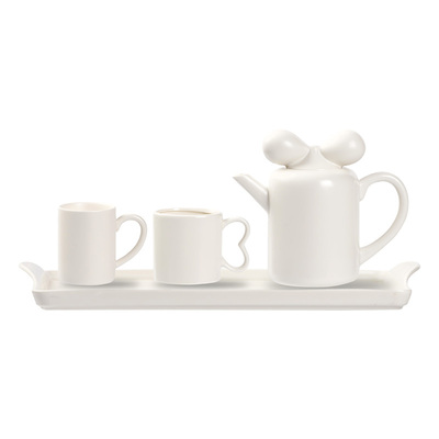 YEHOME法式蝴蝶结陶瓷水具套装