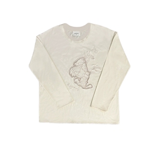 【ASSIGNMENTS】hug 2025小天使刺绣T恤宽松长袖上衣