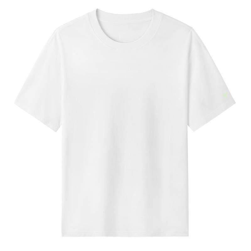 【断码清仓】拇指白小T圆领短袖T恤男女情侣纯棉上衣休闲时尚百搭