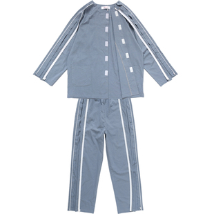 护理服易穿脱卧床病人偏瘫老人病号服术后骨折专用picc置管衣服秋