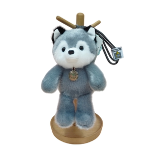 亿绒客卡通挂件迷你仿真动物玩偶娃娃书包钥匙扣吊饰毛绒玩具公仔