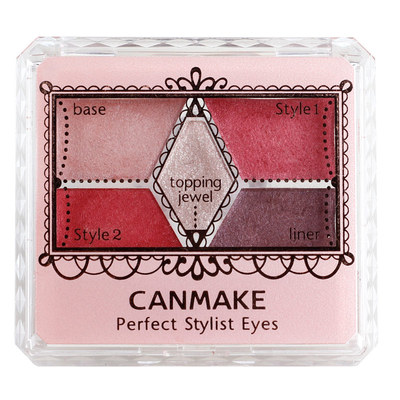 canmake眼影盘五色大地色哑珠光