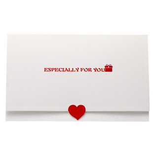 赠送角贴手工暗纹祝福贺卡信封礼物卡片节日生日商务卡折叠祝愿卡