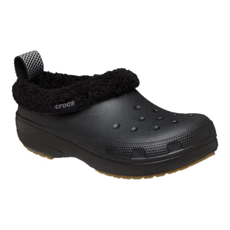 CROCS卡骆驰加绒保暖洞洞鞋