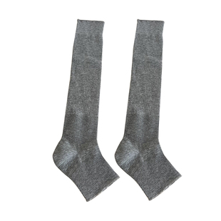 春夏季薄款纯色踩脚袜套简约百搭半掌袜腿套个性博主款小腿袜女袜