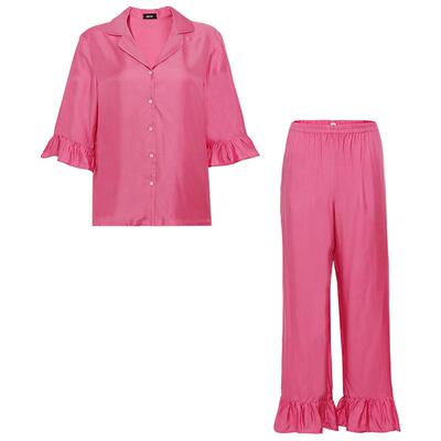 BeChic少女心情五分袖分身睡衣套装家居服女款BC46CG1