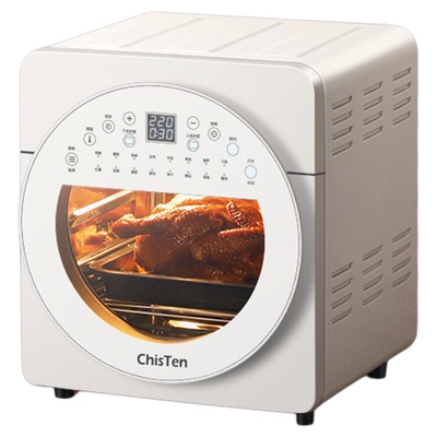 迟藤上下发热免翻面空气炸锅