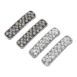 DODOGOGO法式闪钻方形BB夹发夹女款2026新款高端边夹侧夹韩系发饰