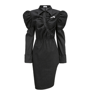 24ans Bubble Sleeve Dress 看展/约会/聚会 还在愁穿什么?