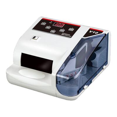 V40小型迷你智能可携式多国货币点钞机插电和电池点数钱机市电+电