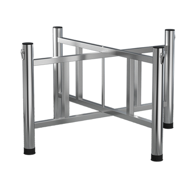 不锈钢圆桌加厚折叠支架