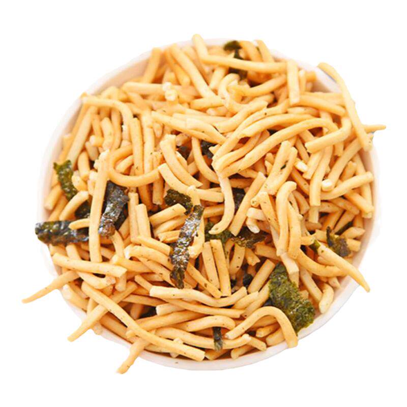 波力海苔点心面膨化食品小袋装