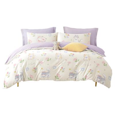 博洋儿童四件套纯棉女孩卡通