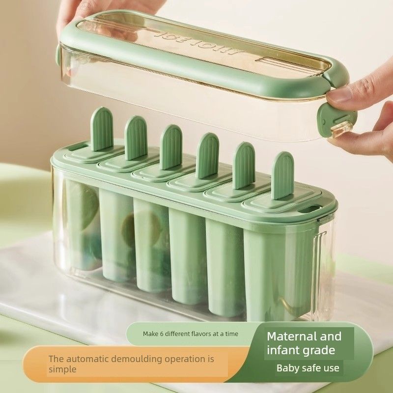 雪糕模具冻冰棍冰棒冰淇淋磨具冰块冰激凌专用食品级自制冰糕盒子