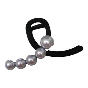 挺能抓的~珍珠抓夹精致发抓扎头发夹女后脑勺高级感发饰鲨鱼夹潮