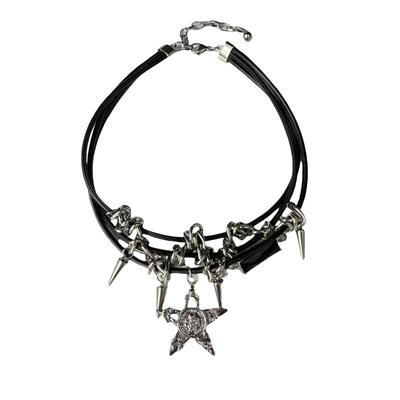 合金皮革男女小众项圈