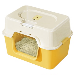 猫砂盆超大号全封闭式防外溅防臭特大号新型猫厕所猫咪专用猫沙盆