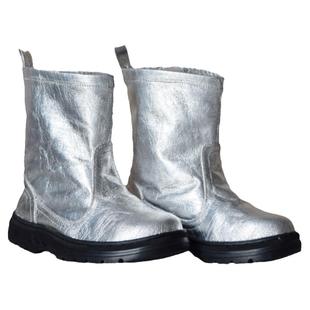 耐高温铝箔隔热靴反射热1000度耐高温鞋防护靴消防靴隔热防火冶炼