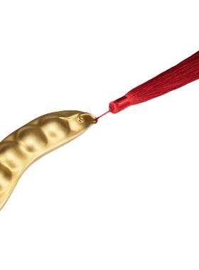 铜师傅四季平安客厅福豆铜摆件