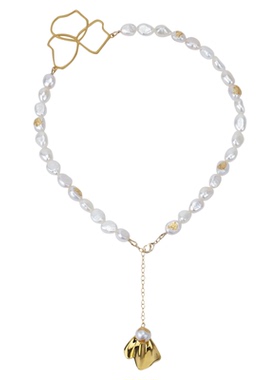 天然珍珠项链气质百搭锁骨链女