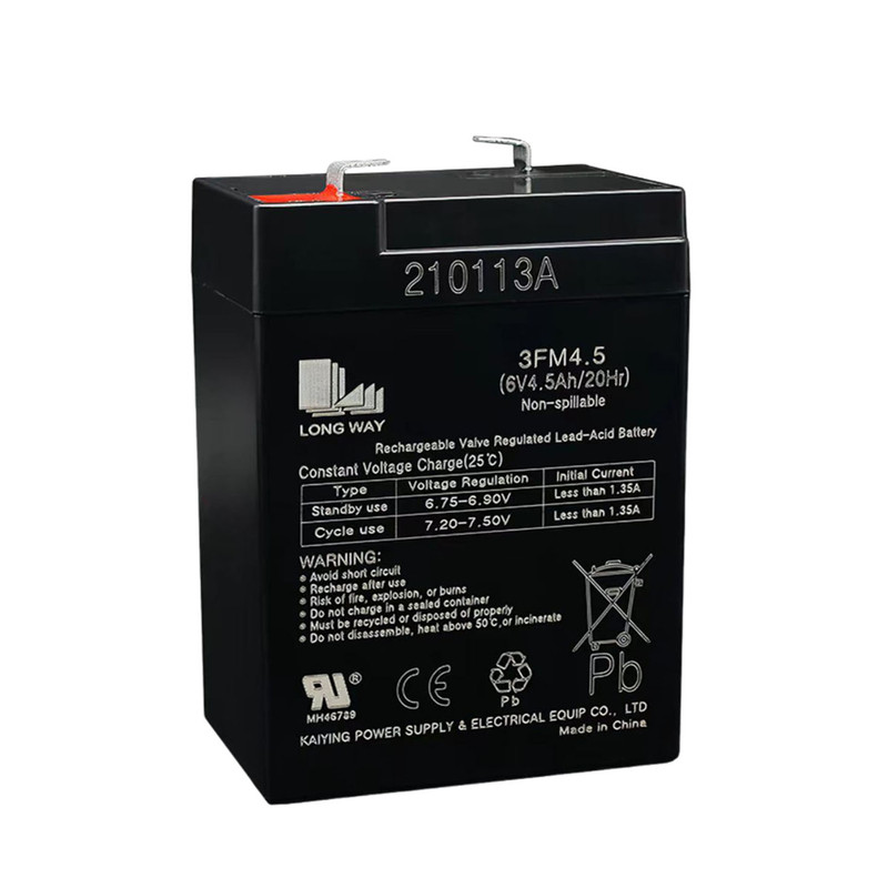龙威6V4.5A儿童电动车音响电瓶