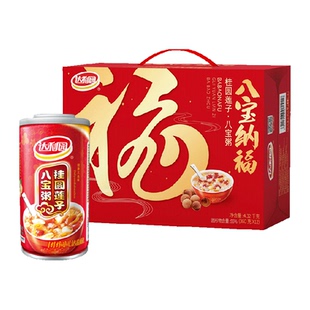 达利园八宝粥桂圆莲子粥360g*12罐/箱即食礼盒送礼佳品分享装