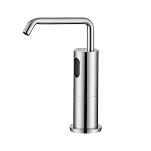 FEEGOO卫生间厨房智能感应龙头皂液器台面洗手液机全铜镀铬大容量