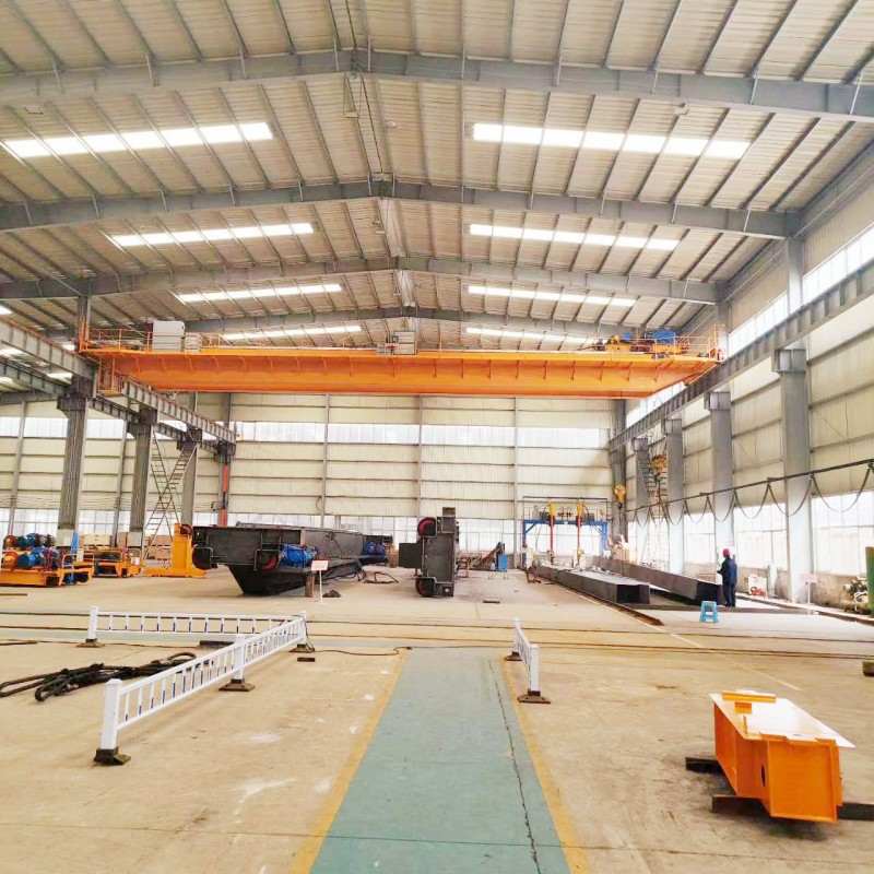 QD100吨电动双梁桥式起重机20吨欧式重型道轨行车龙门吊